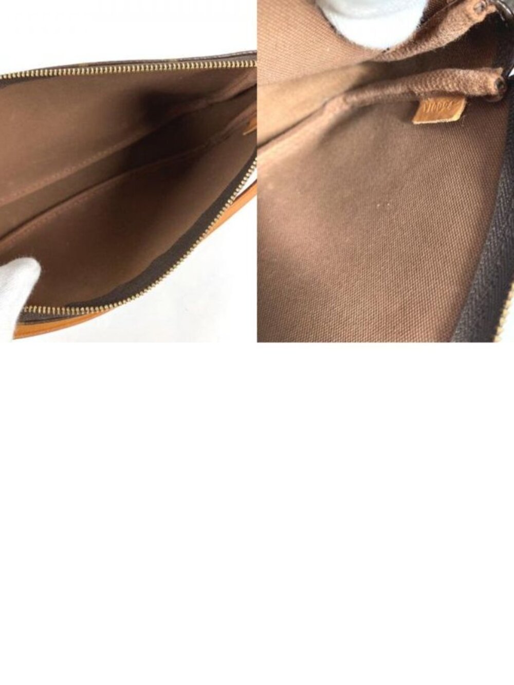 Louis Vuitton Shoulder Bag Pochette Monogram Canvas Brown - Picture 9 of 9